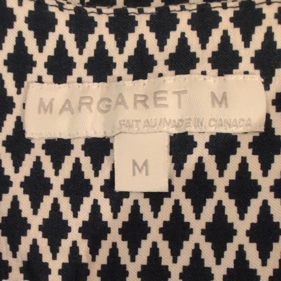 Margaret M Monochrome Geometric Pencil Skirt Size M - Picture 5 of 7